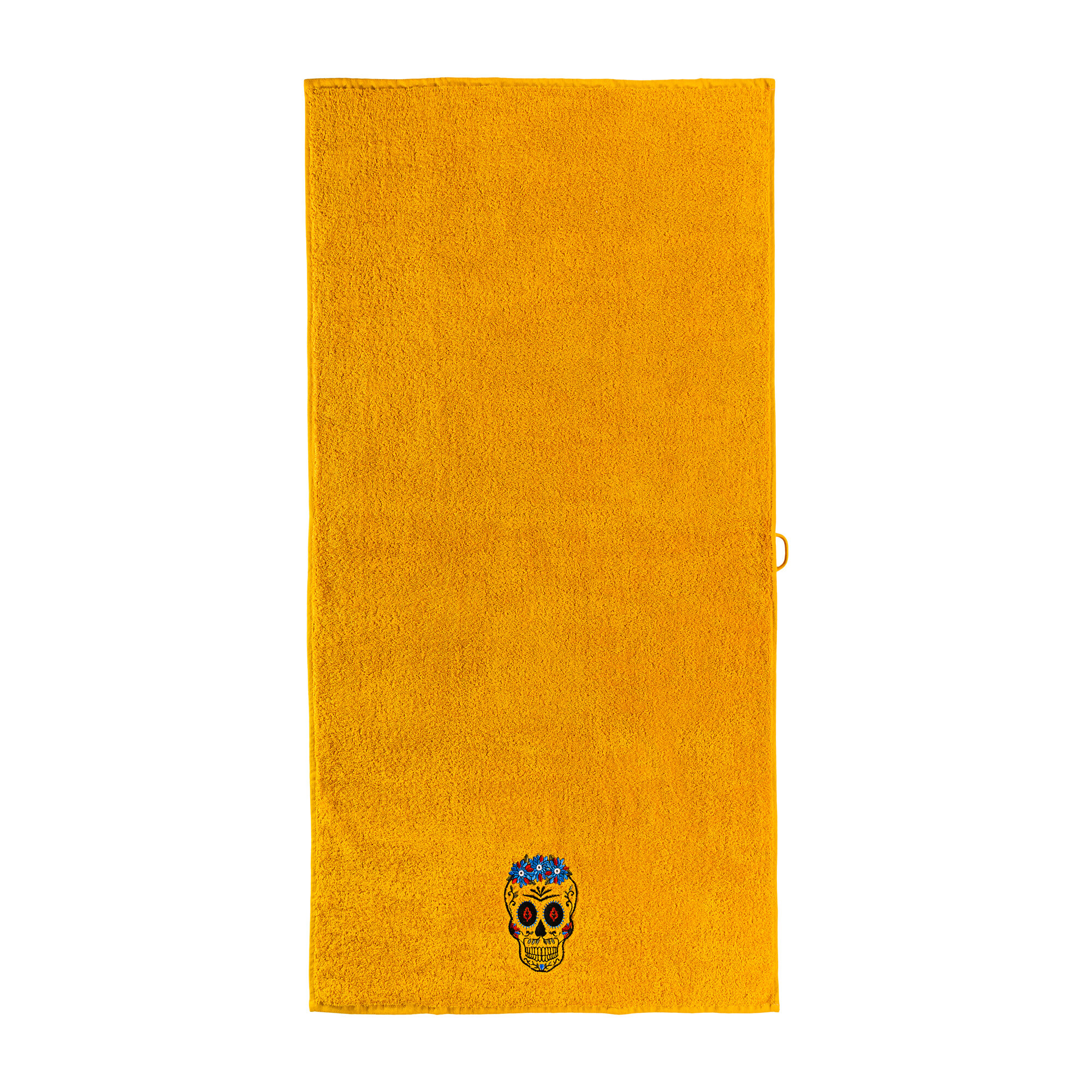Полотенце Los Muertos для ванной 70х140 см., цвет желтый - фотография № 8