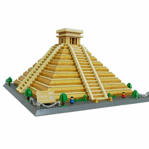 Конструктор Wange Храмовый замок Кукулькан Мексика 1340 деталей 143649