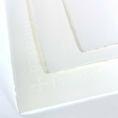 Акварельная бумага 56х76 см, 300 гр/м2, 100% хлопок, Сатин Fabriano, Extra White, 3 листа, артикул 19210079