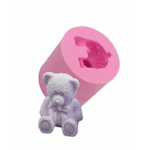 Силиконовая форма 3D Милый медведь Teddy
