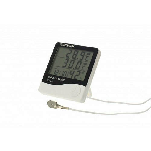Термогигрометр комнатный HTC-2 с выносным датчиком домашняя метеостанция гигрометр комнатный 67000₽