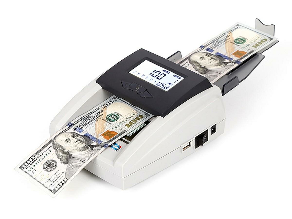 Автоматический детектор банкнот DOLS-Pro HL-306-3 (S13155HL3) (рубли евро доллары) - как проверить 2000 купюру на подлинность.