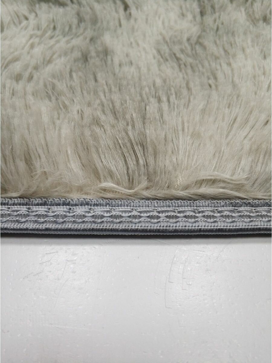 Ковер комнатный на пол, меховой коврик 160х230 см Tie-dyed - фотография № 6