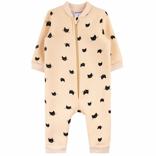 фото Комбинезон youlala, открытая стопа, размер 74, бежевый