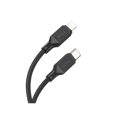 Кабель X90 Cool, Type-C - Lightning, 20W, 1 м, черный кабель hoco x50 usb c lightning type c 3 а 1 м pd черный