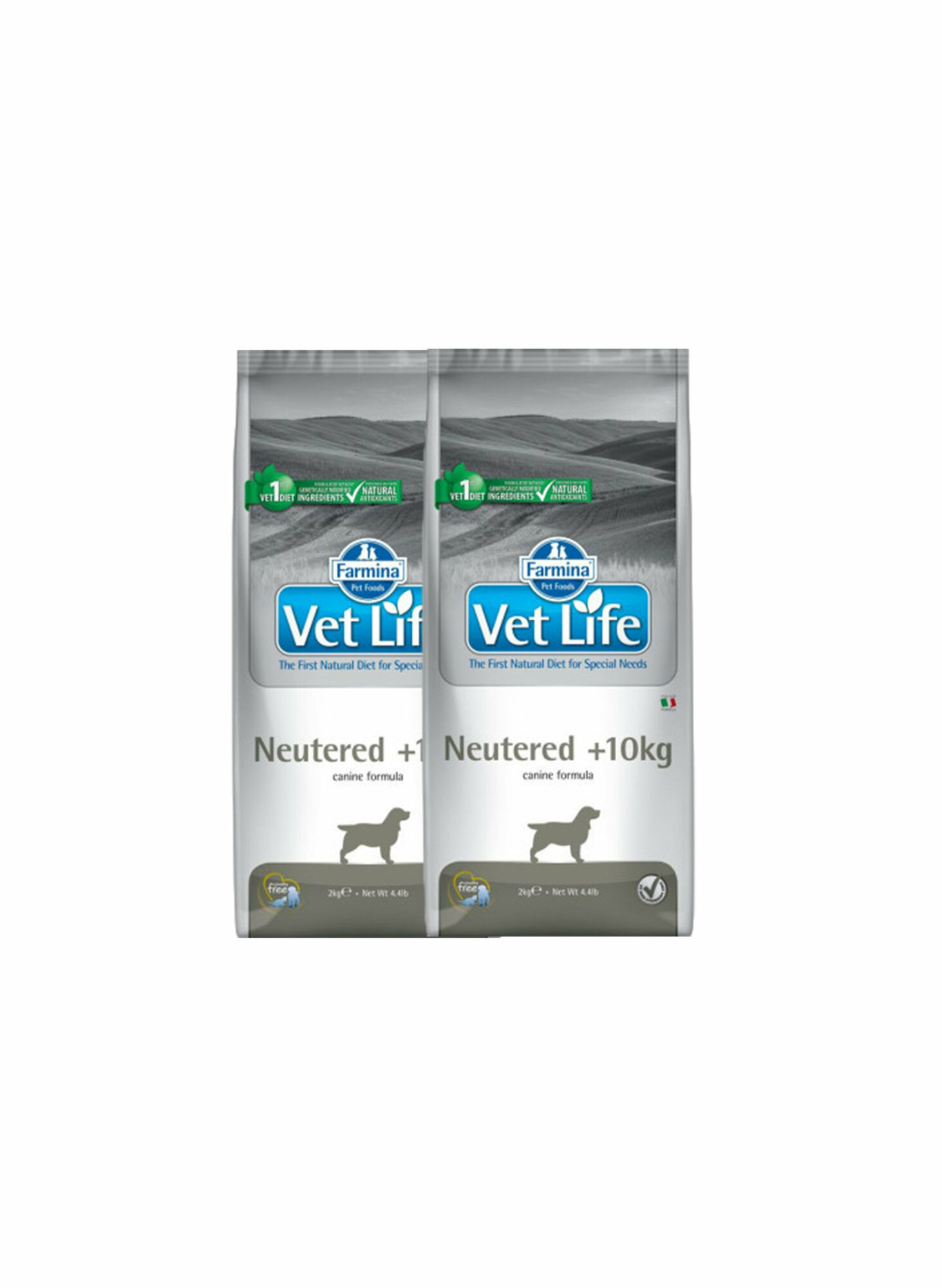 Farmina Vet Life Dog Neutered сухой корм для взрослых стерилизованных собак с весом более 10 кг - 2 кг x 2 шт.