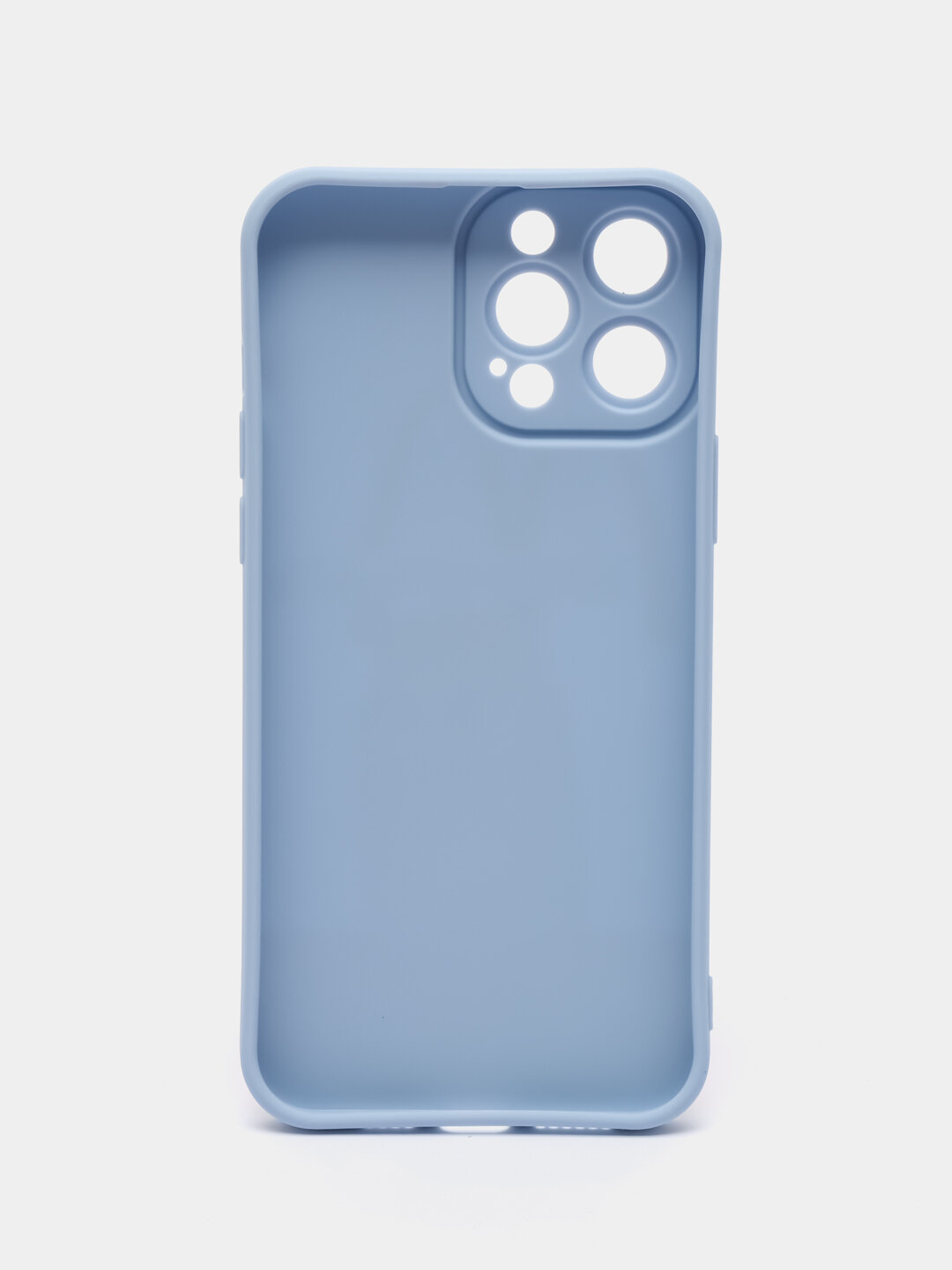 Защитный чехол на айфон 14 про макс / iphone 14 Pro Max силиконовый противоударный с защитой камеры, собачка, голубой — фото 1