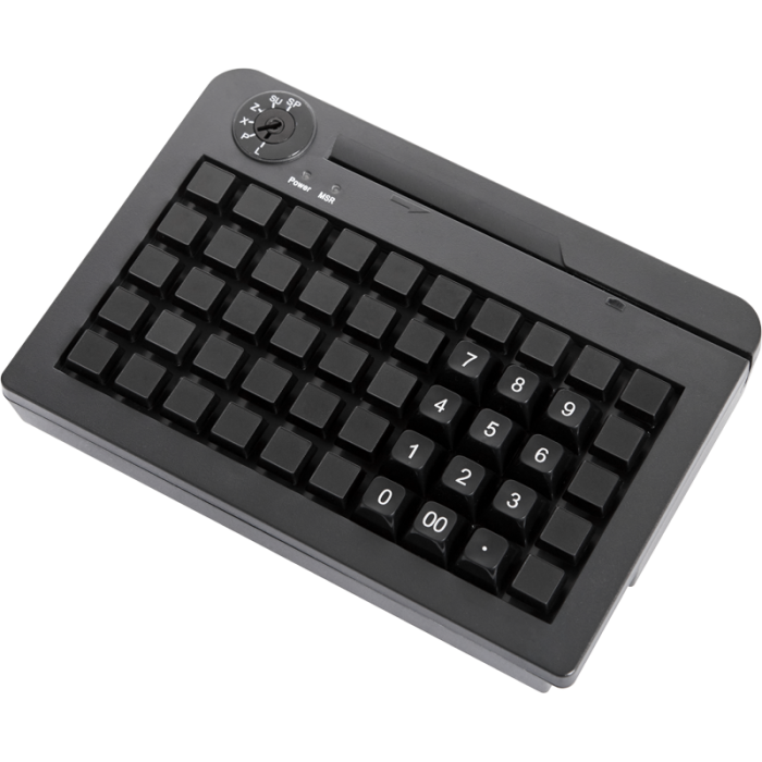 POS клавиатура PayTor KB-50 (USB, MSR, Черный, арт. КB50-BMU)