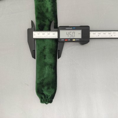 Чехол для люстры бархатный малахит (темно-зеленый) 0,7м - фотография № 3