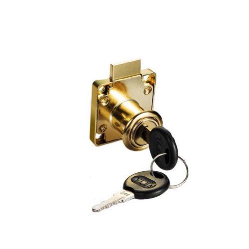 Мебельный замок 138 мк золото