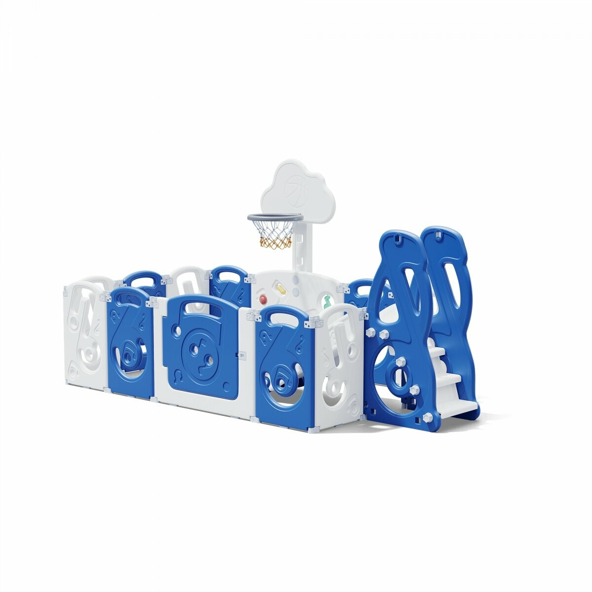 Манеж Unix Kids Supreme Music 160x160 см - Blue