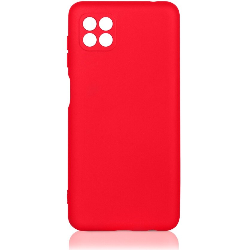 Чехол DF для Samsung Galaxy 5G A22s / A22 Silicone Red sOriginal-32 - фото №12