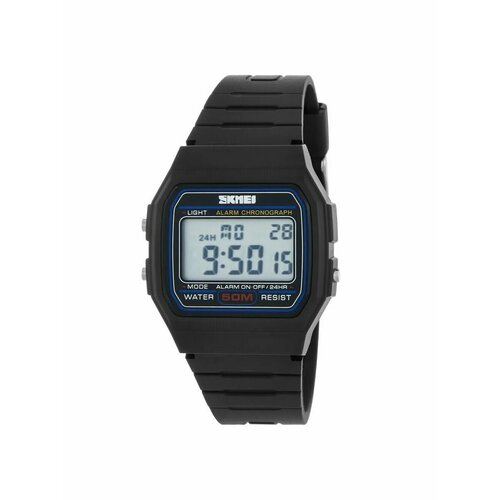 Наручные часы SKMEI 83689, синий, черный часы skmei мужские цифровые модные спортивные электронные со светодиодной подсветкой с хронографом и будильником студенческие наручные