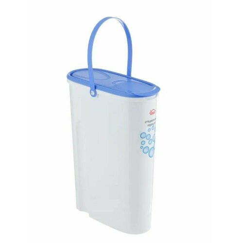 Контейнер для стирального порошка идея 5 литров с крышкой-дозатором 25х11 h32см 940₽