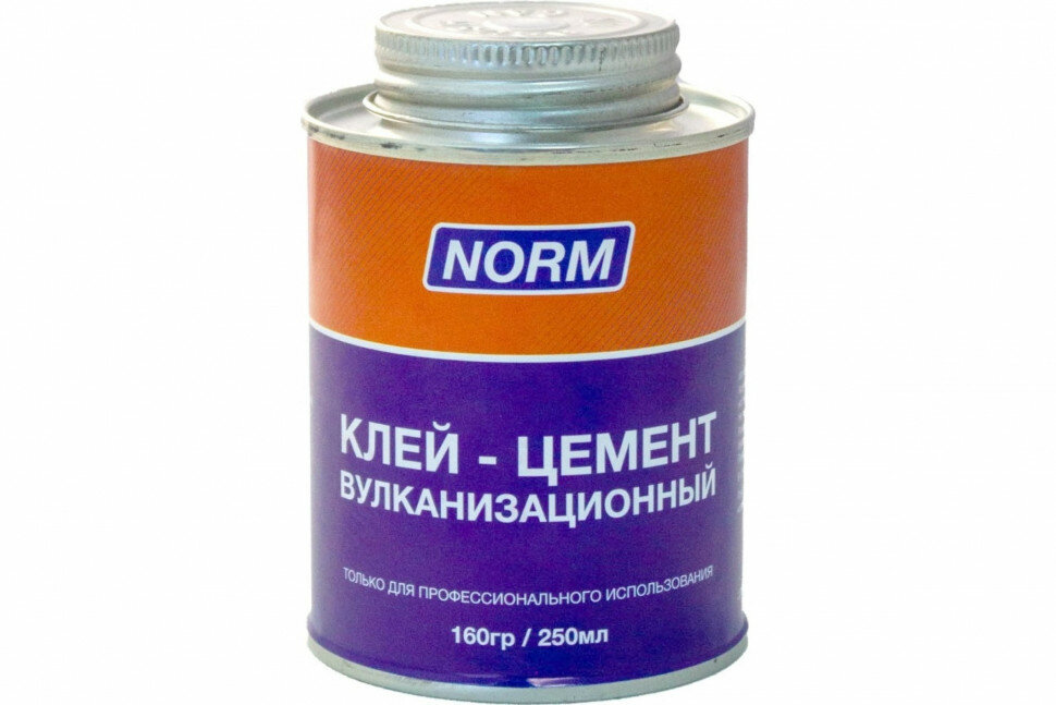 Клей-цемент для холодной вулканизации NORM 250 мл 14-008