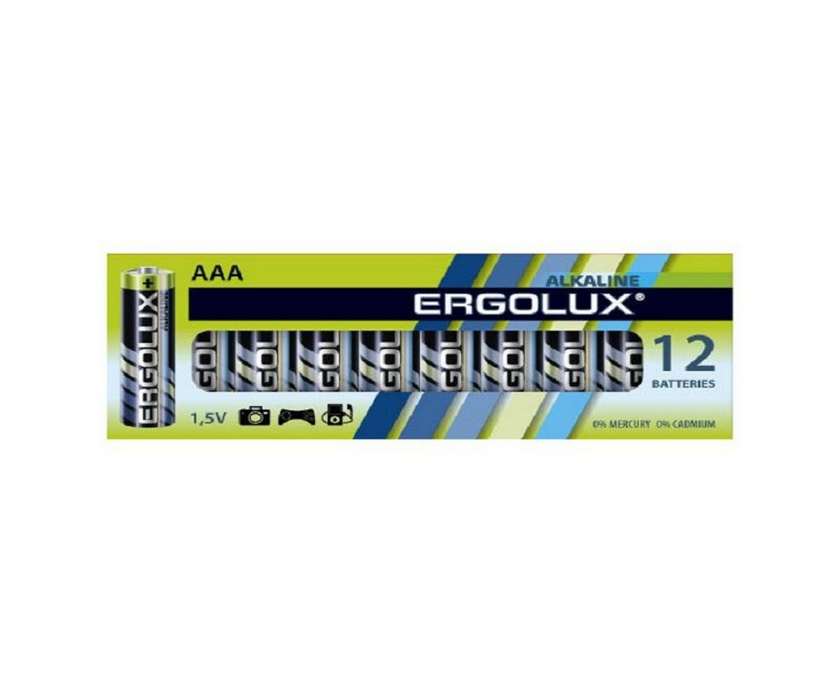 AAA Батарейка ERGOLUX Alkaline LR03 SR4, 4 шт. 1250мAч - фото №17