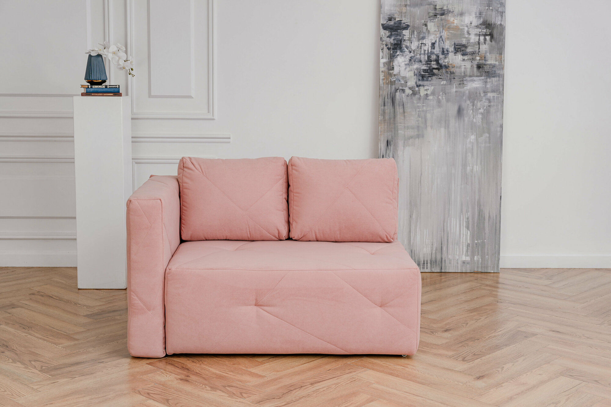 фото Диван-кровать диван угловой раскладной Brendoss 504 цвет мятный правая ориентация