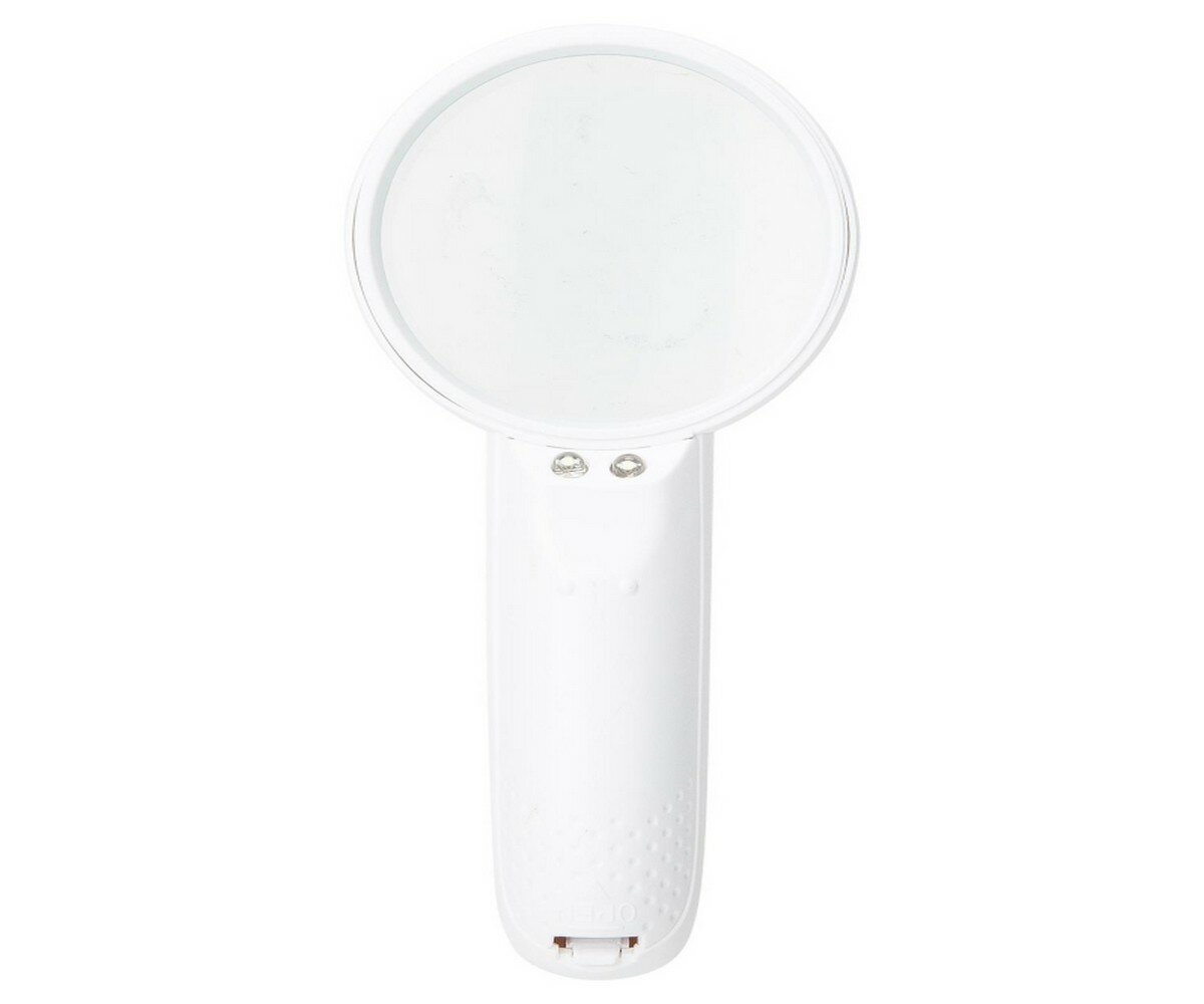 Лупа Deli E9098 d60мм x35 LED подсветка белый пластик блистер