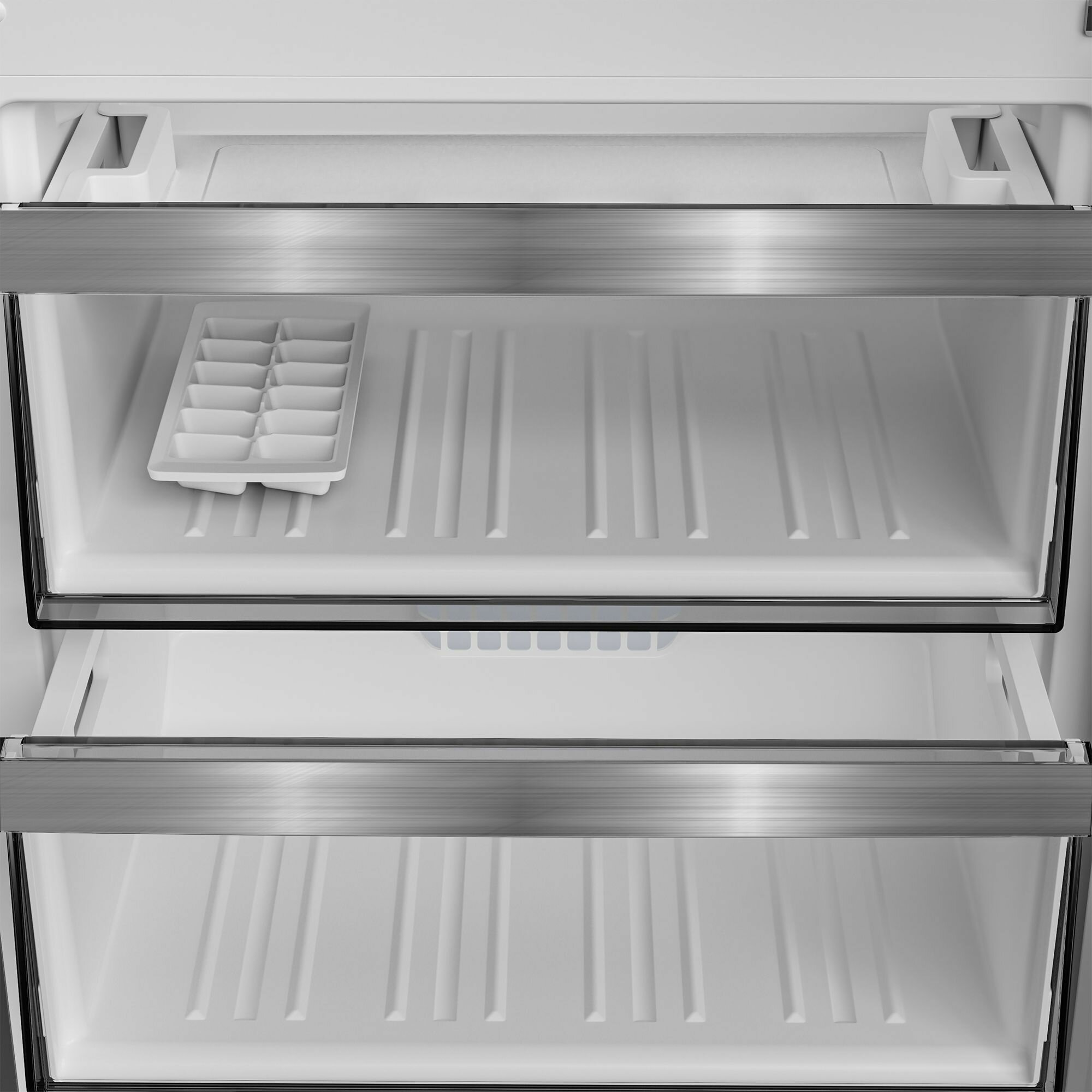 Двухкамерный холодильник Grundig GKPN669307FXD, No Frost, темно-серый - фотография № 5