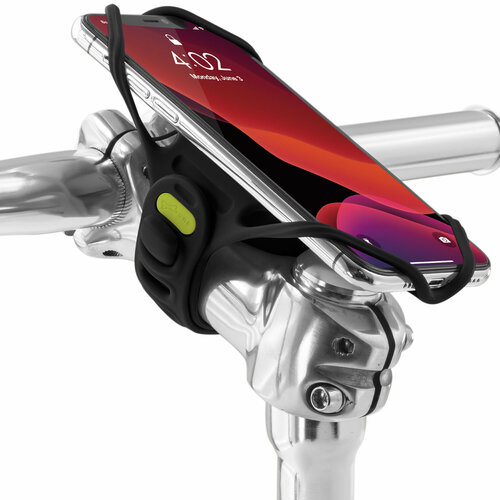 Держатель для смартфона 07-200510 силиконовый на вынос универсальн. 4.7'-7.2' BIKE TIE PRO 4 черный BONE