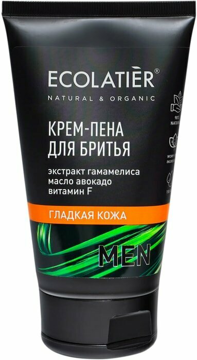 Крем-пена для бритья Ecolatier Men Гладкая кожа 150мл