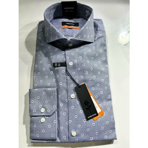 фото Рубашка seidensticker, размер 39 ворот ,размер m, мультиколор