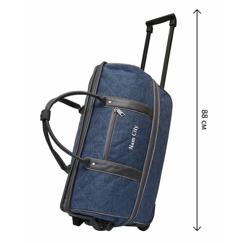 фото Сумка-тележка , 44 л, 26х52х32 см, синий bags-art