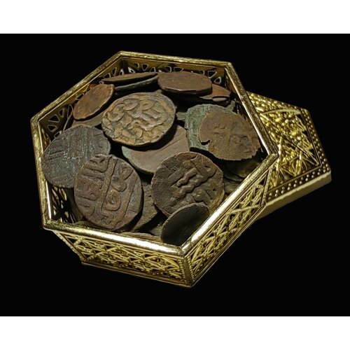 Клад Золотой Орды 150 монет. клад в банке киндер для кладоискателей 55 монет чертовы пальцы златолит