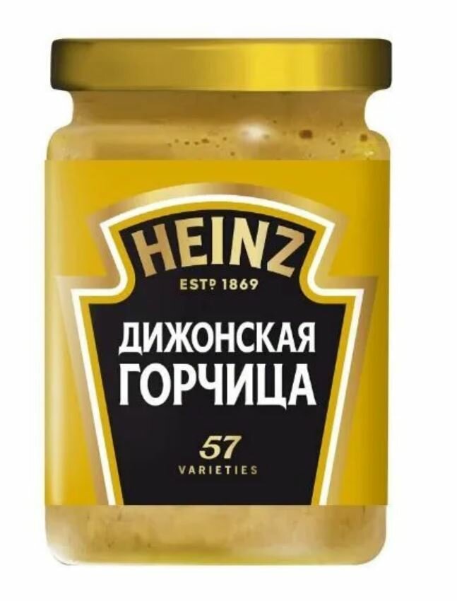 Heinz - горчица Дижонская, 170 мл.