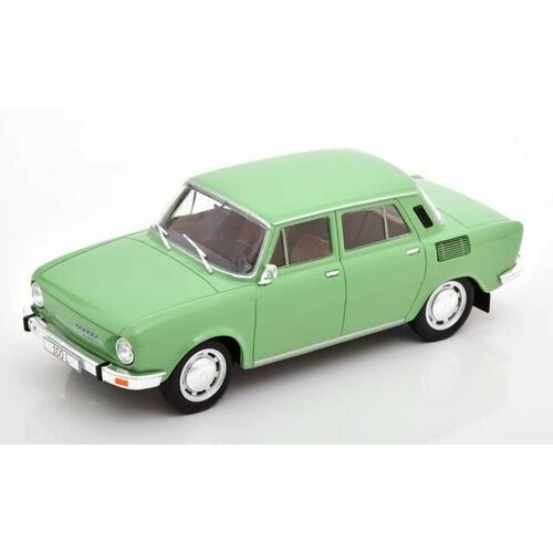 SKODA 100 L 1974 Green, масштабная модель коллекционная
