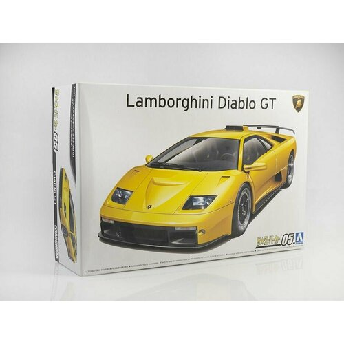 Сборная модель Lamborghini Diablo GT 99 06446 aoshima автомобиль lamborghini diablo gtr 1 24