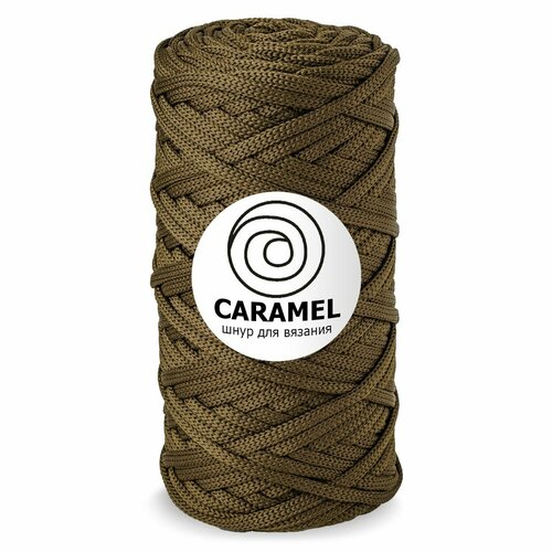 Шнур Caramel (Карамель) Полынь , 5 мм 75м/200гр, шнур полиэфирный для вязания, 1 моток