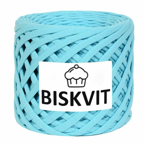 Трикотажная пряжа Biskvit (Бисквит) цвет Мальдивы, 330гр. 100м. (100% хлопок), 1 моток. трикотажная пряжа biskvit бисквит цвет zara home зара хом 330гр 100м 100% хлопок 1 моток