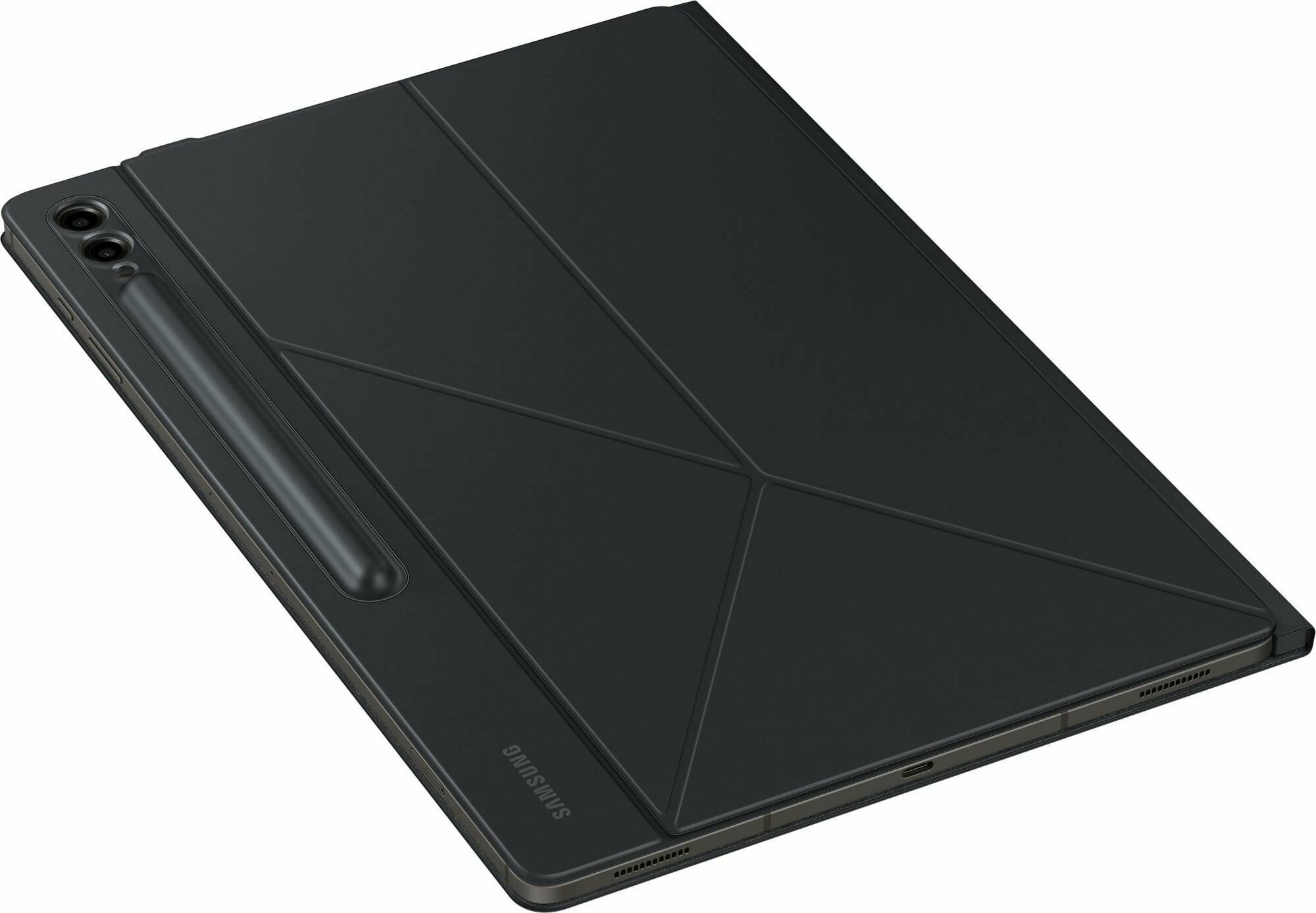 Чехол SAMSUNG для Galaxy Tab S9 Ultra Smart Book Cover полиуретан черный (EF-BX910PBEGRU)