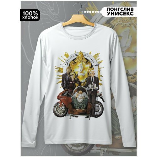 фото Лонгслив бруталити, размер l, белый