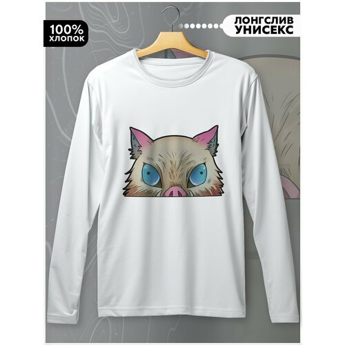 фото Лонгслив бруталити, размер l, белый