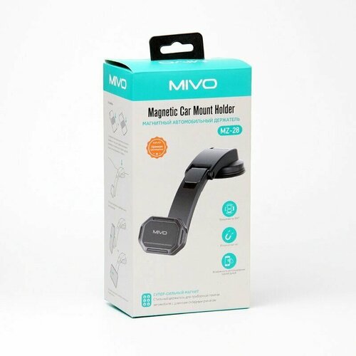 Автомобильный магнитный держатель для телефона Mivo MZ28 автомобильный магнитный держатель для телефона mivo mz 29