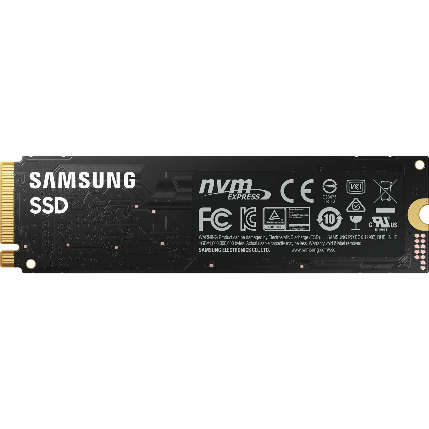 Внутренний SSD диск SAMSUNG 980 500GB, M.2 (MZ-V8V500BW)