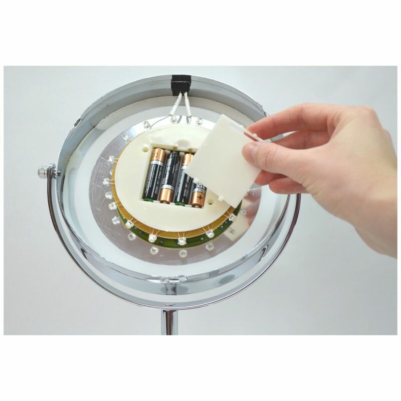 Medisana зеркало косметическое настольное CM 840 зеркало косметическое настольное CM 840 с подсветкой, серебристый - фото №7