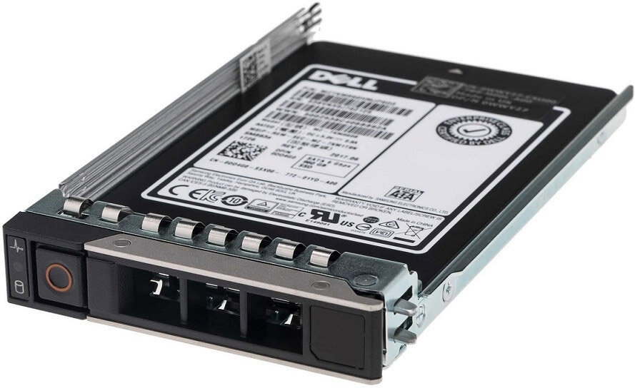 DELL 960GB SFF 2,5" Read Intensive SSD, SATA 6Gbps, 512n, 2,5", Hot Plug, PM863a, 1 DWPD, 1752 TBW, For 14G Servers