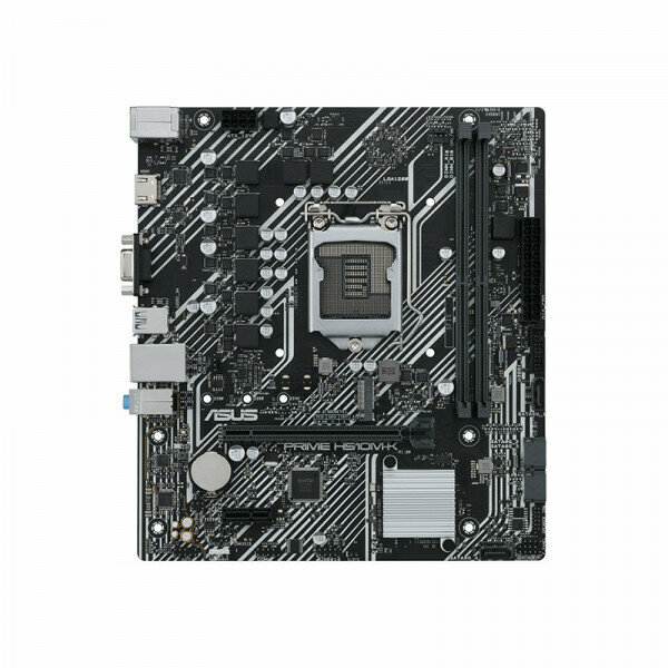 Материнская плата Asus Prime H510M-K, LGA1200, H510, 2*DDR4, D-Sub + HDMI, SATA3, Audio, Gb LAN, USB 3.2, USB 2.0, COM*1 header (w/o cable), mATX