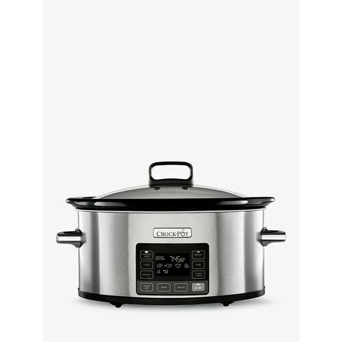 Медленоварка Crock-Pot CSC066 Time Select, 5,6 л, мультиварка, серая