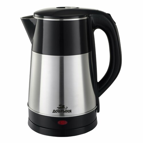 Чайник электрический 23Л 1800-2000ВТ диск двойн корпус нержпластик нержчерн добрыня новинка 240200₽