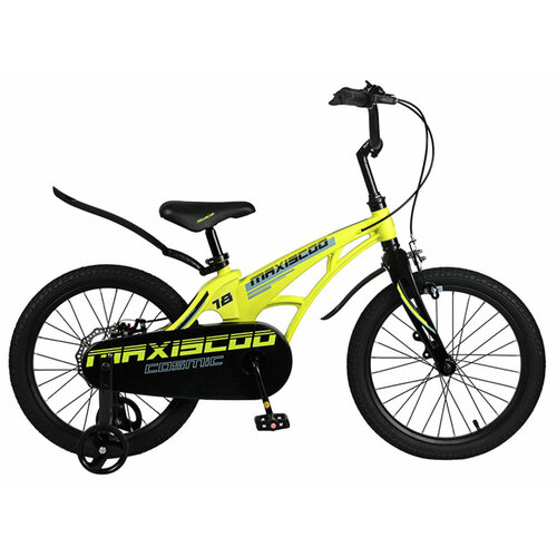 Детский велосипед Maxiscoo Cosmic Standart 18 2023 18 Желтый 115-130 см 1500000₽