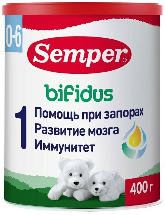 Semper Бифидус Нутрадефенс 1 - спец. мол. смесь 0-6 мес 400гр