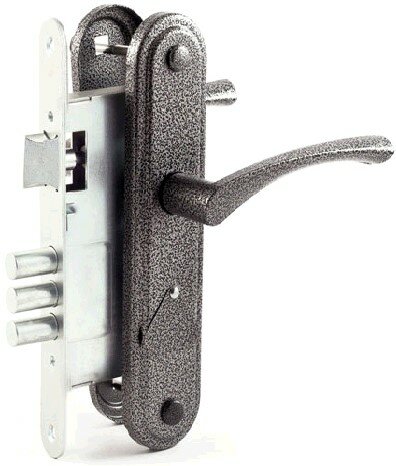 Замок врезной сувальдный зенит ЗВ9-4.2 (серебро) (00-00000583)