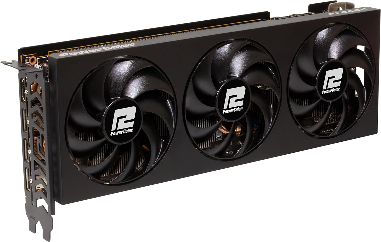 Видеокарта PCI-E PowerColor 16GB GDDR6 256bit 5nm 1295/19500MHz 3*DP/HDMI RTL - фото №3