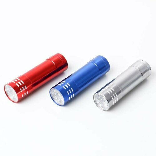 фото Фонарик ручной «спутник», 1 диод, рассеиватель, микс