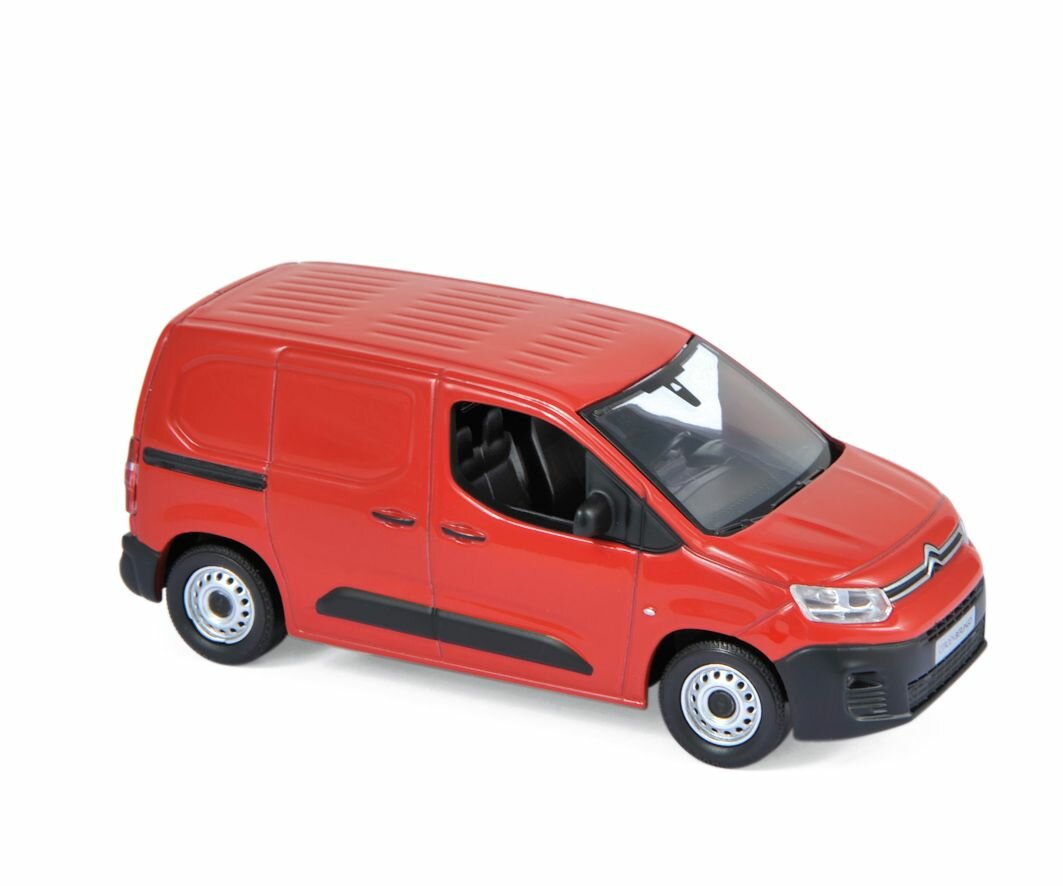 Citroen Berlingo Van 2018 красный, масштабная модель коллекционная