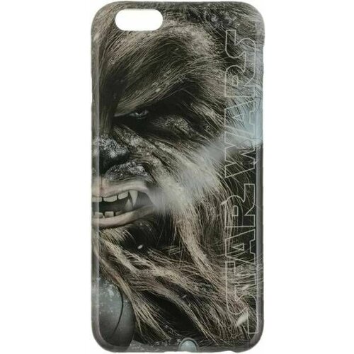 Чехол накладка Звездные воины Fresh Trend Star Wars Чубака для Apple iPhone 6/6S, для Айфона 6/ 6S, серо-черный, черный